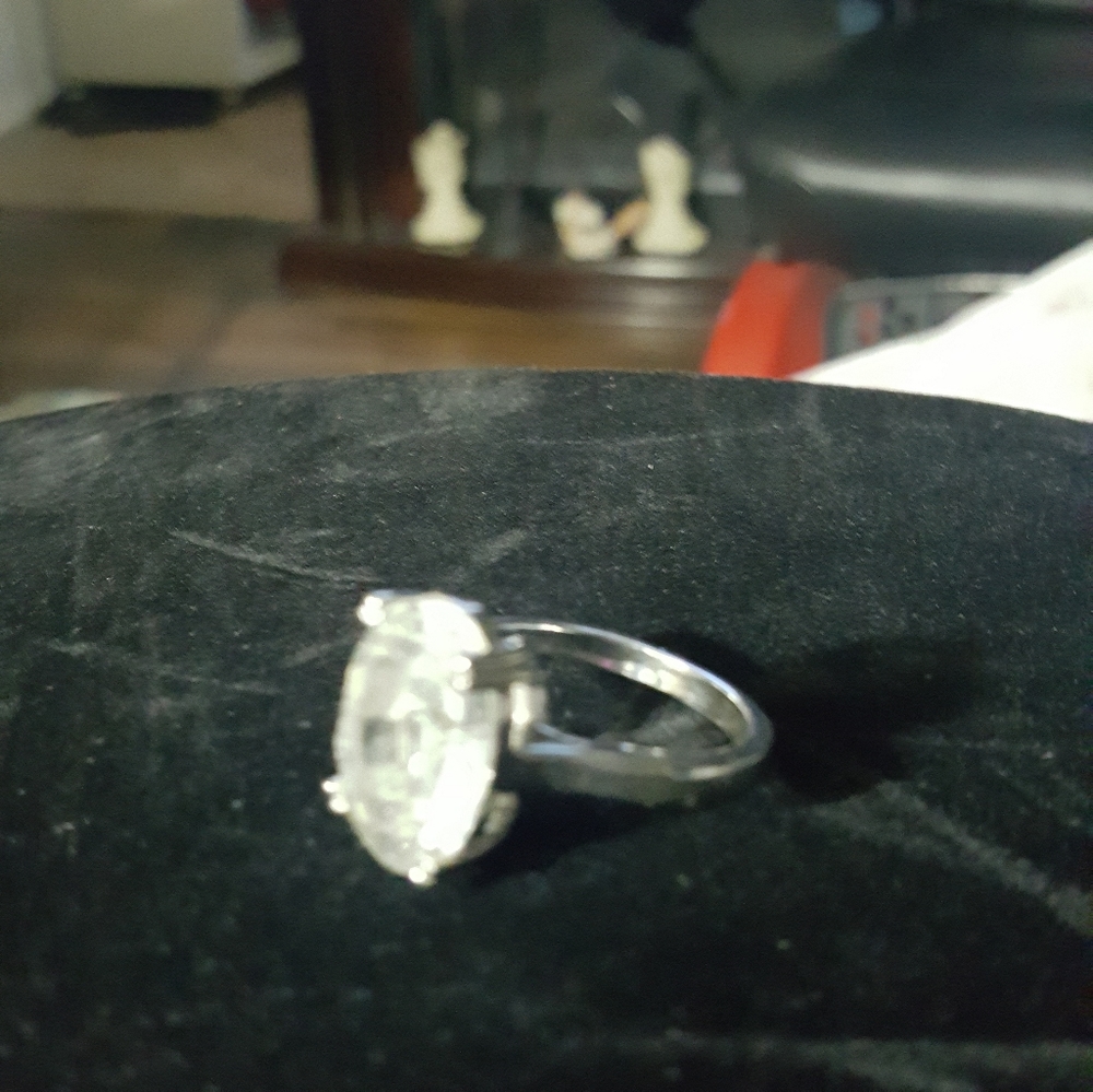 Cubic Zirconia Sterling Silver ring 11